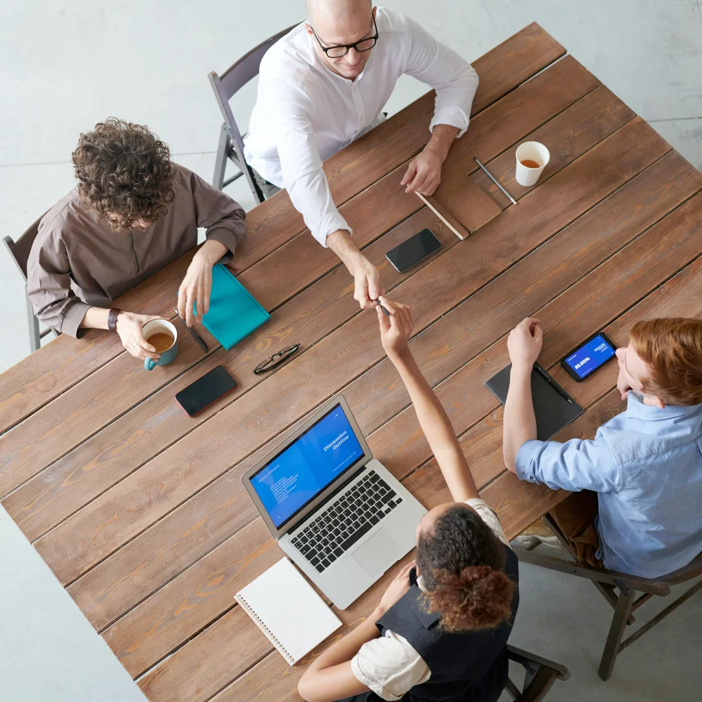 A workspace for planning and building your business website