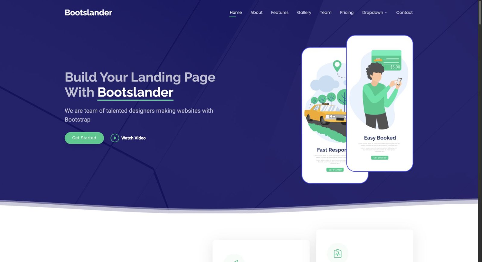 Bootslander design preview