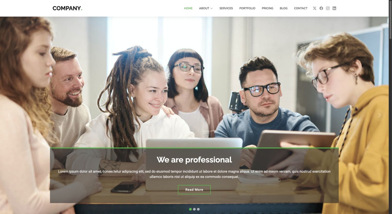 Company design preview