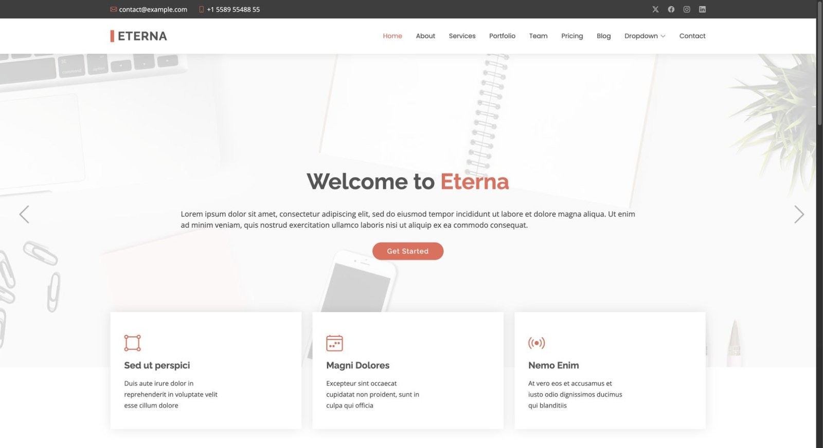 Eterna design preview