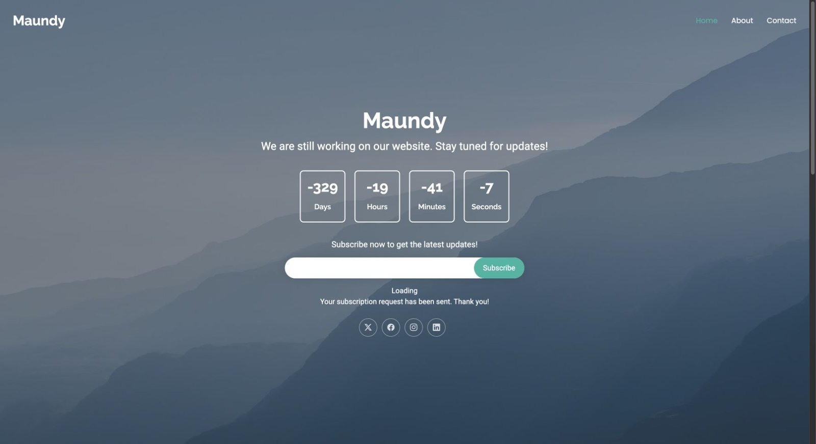 Maundy design preview