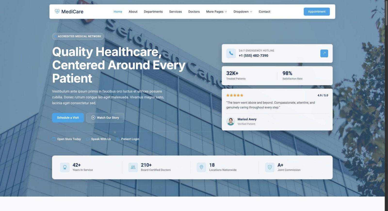 MediCare design preview