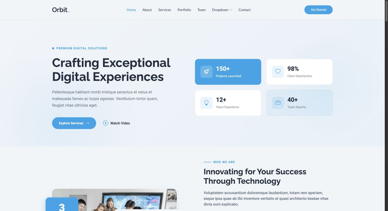 Orbit design preview