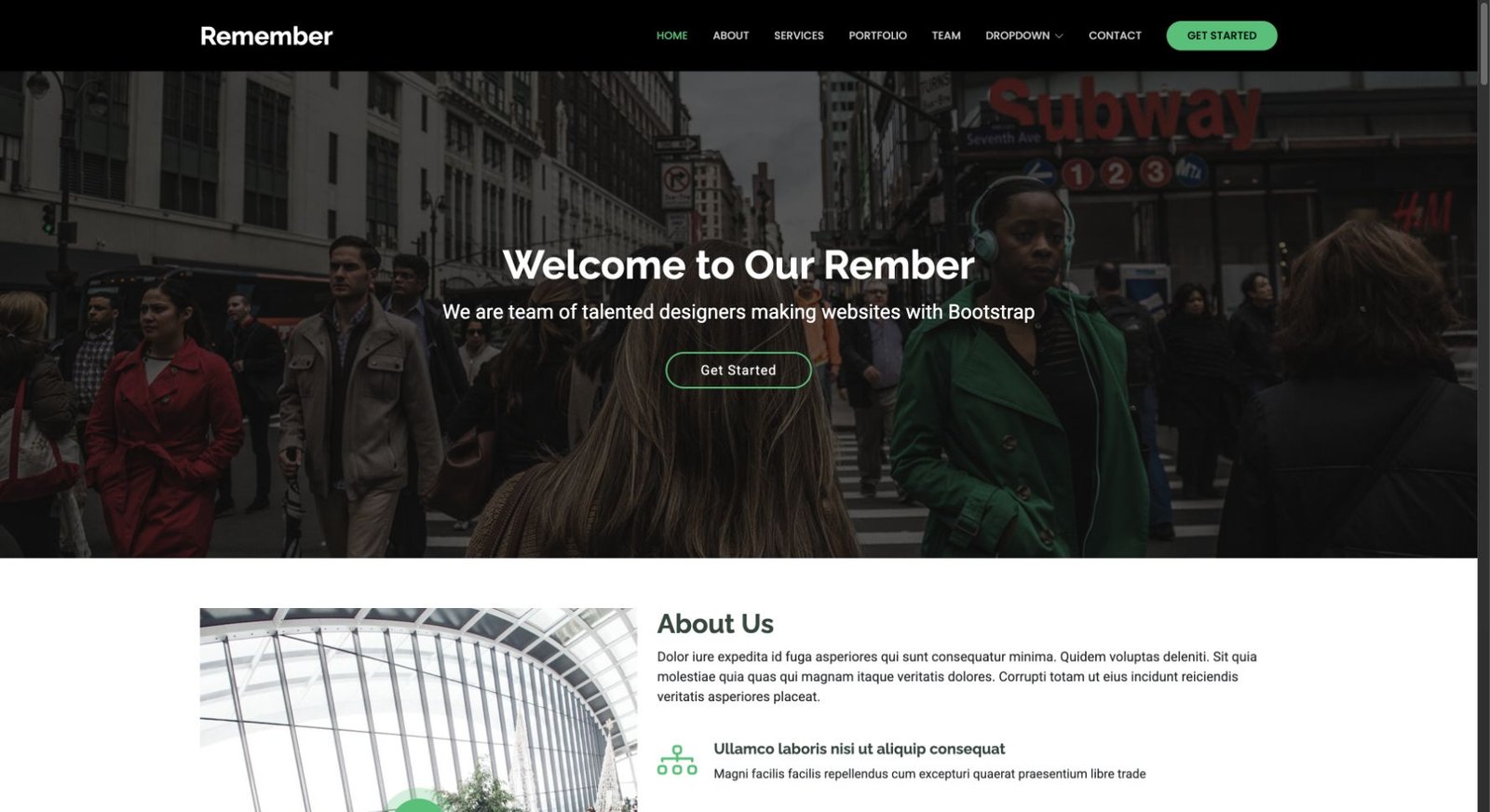 Remember design preview