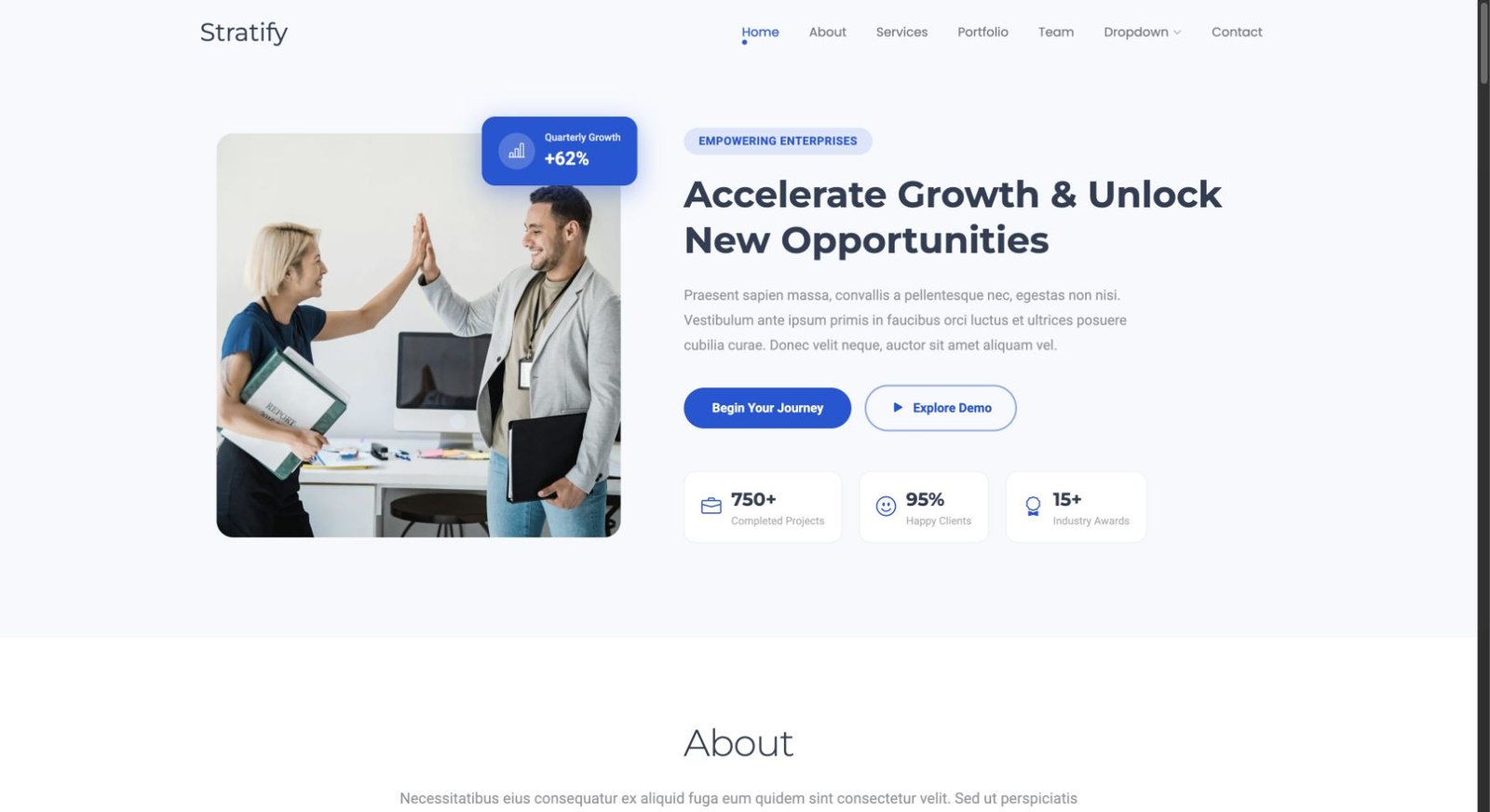 Stratify design preview