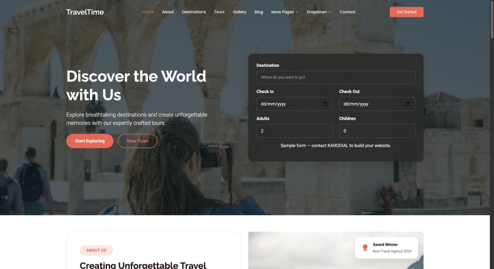 TravelTime design preview